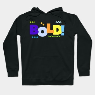 Colorful Bold Text Hoodie